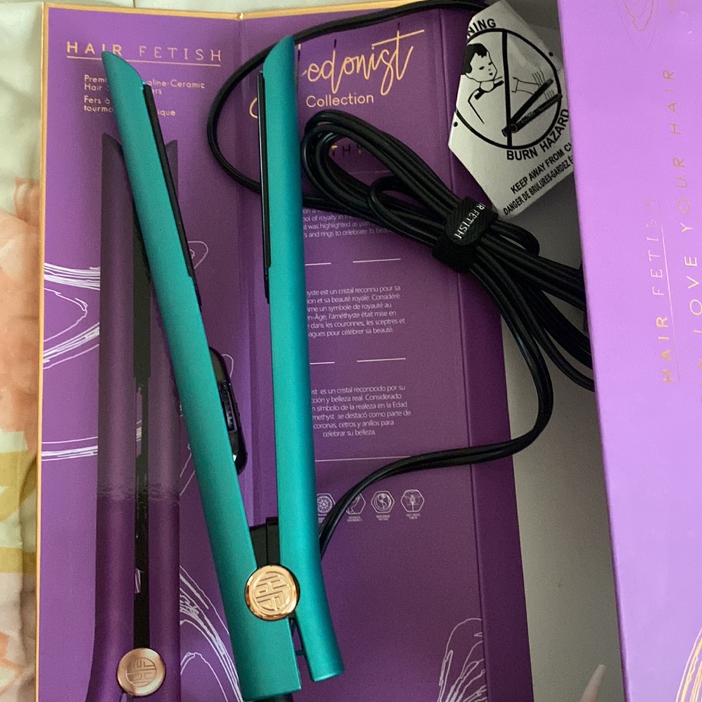Brand new with box HEDONIST HAIR FETISH FLAT IRON!!